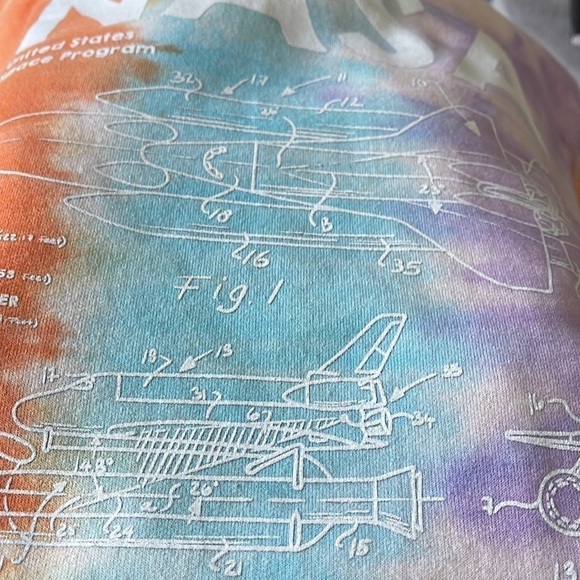 NASA Tie Dyed Hoodie - Picture 7 of 7